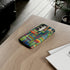 Knitted Christmas Trees - Impact Resistant Phone Case